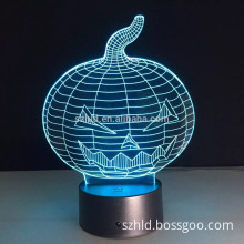 3D illusion night light chirstmas tree home decoration desk lamp